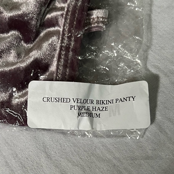 Moody Mermaid Crushed Velour Bralette AND Bikini Panty - Picture 5 of 7